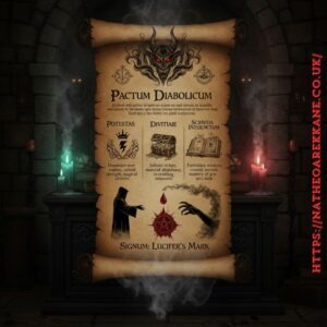 Demon Pact Spell Deal with Satan for Power, Wealth, and Forbidden Knowledge
