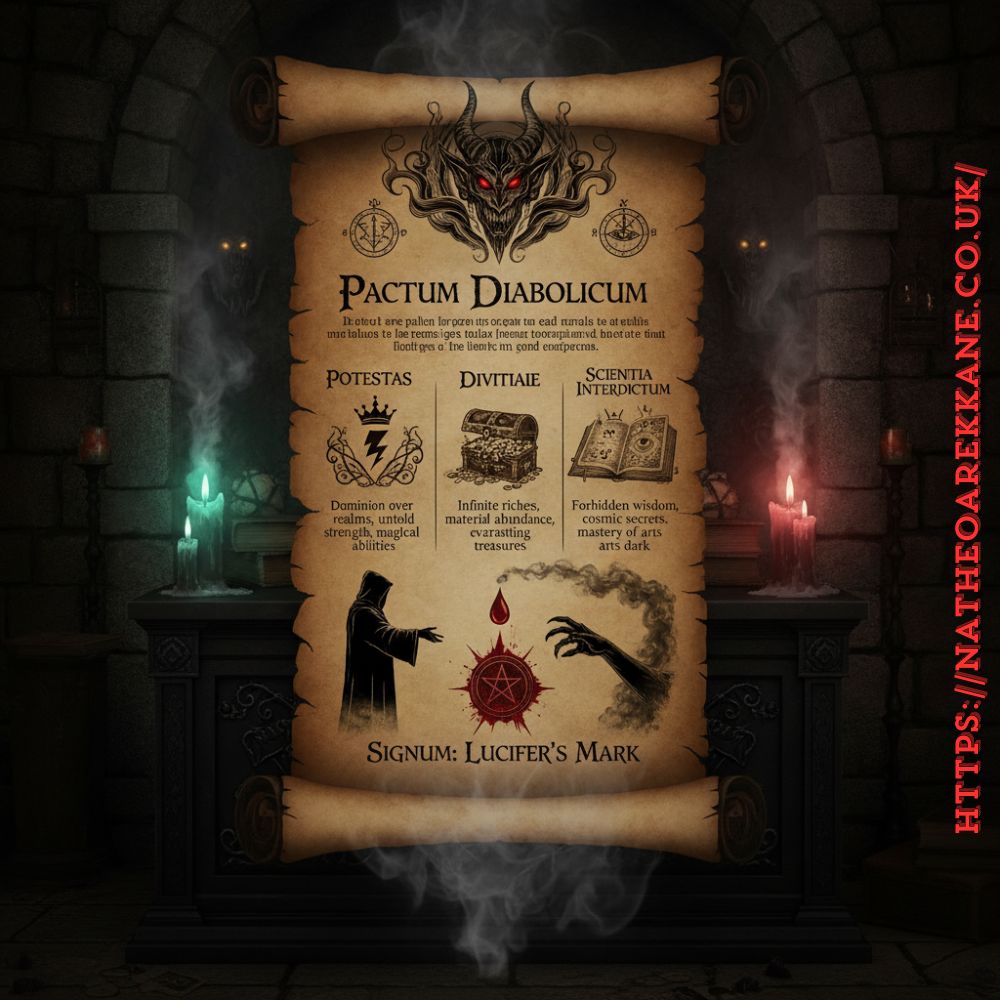 Demon Pact Spell Deal with Satan for Power, Wealth, and Forbidden Knowledge