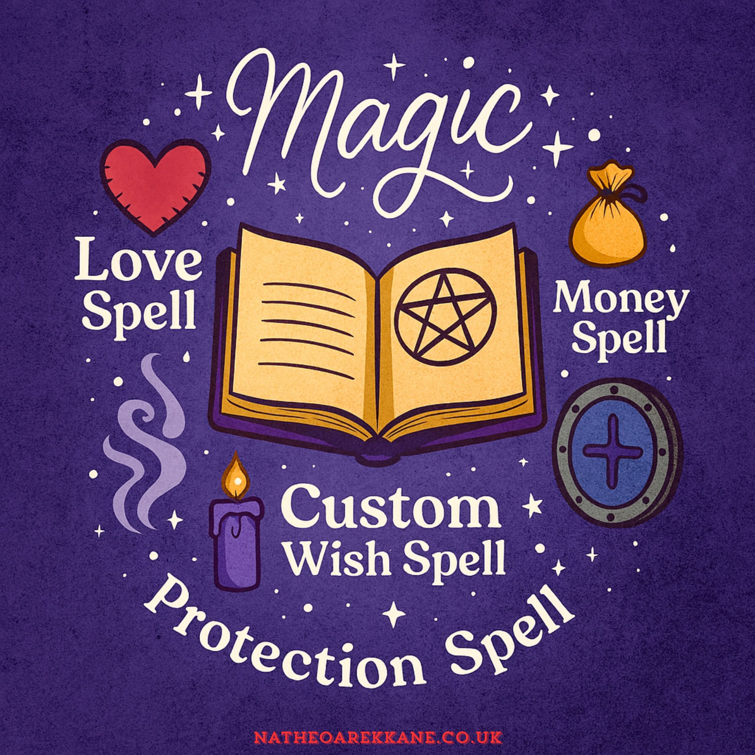 Love Spell Money Spell Protection Spell Cleansing Spell Custom Wish Spell Magic.